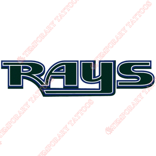 Tampa Bay Rays Customize Temporary Tattoos Stickers NO.1951